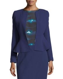 Armani Collezioni Blue Jacket at Neiman Marcus